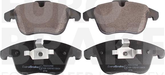 Eurobrake 5502222568 - Гальмівні колодки, дискові гальма autozip.com.ua