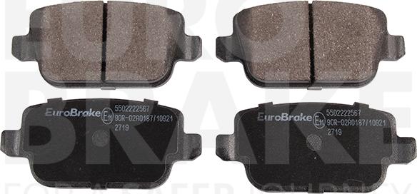 Eurobrake 5502222567 - Гальмівні колодки, дискові гальма autozip.com.ua