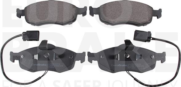 Eurobrake 5502222519 - Гальмівні колодки, дискові гальма autozip.com.ua