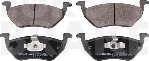 Eurobrake 5502222585 - Гальмівні колодки, дискові гальма autozip.com.ua