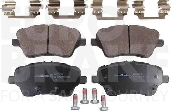 Eurobrake 5502222579 - Гальмівні колодки, дискові гальма autozip.com.ua