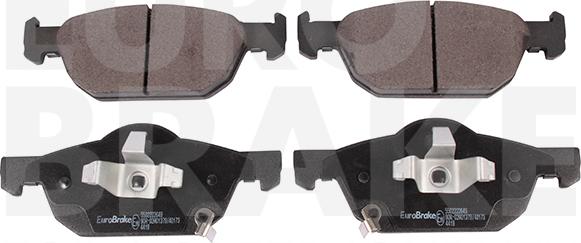 Eurobrake 5502222649 - Гальмівні колодки, дискові гальма autozip.com.ua