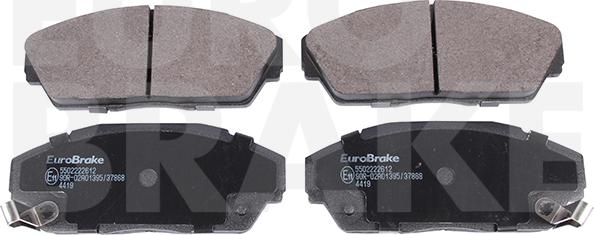 Eurobrake 5502222612 - Гальмівні колодки, дискові гальма autozip.com.ua