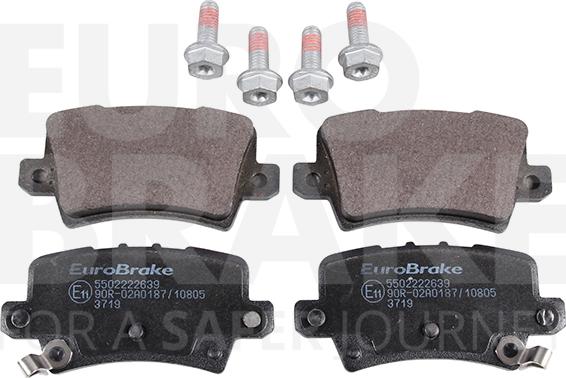 Eurobrake 5502222639 - Гальмівні колодки, дискові гальма autozip.com.ua