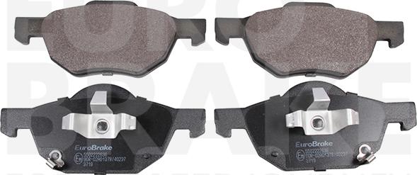 Eurobrake 5502222636 - Гальмівні колодки, дискові гальма autozip.com.ua