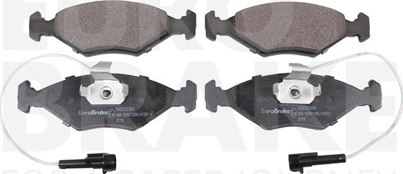 Eurobrake 5502222359 - Гальмівні колодки, дискові гальма autozip.com.ua