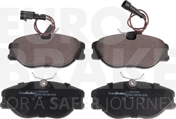 Eurobrake 5502222350 - Гальмівні колодки, дискові гальма autozip.com.ua