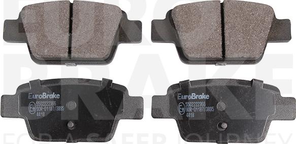 Eurobrake 5502222366 - Гальмівні колодки, дискові гальма autozip.com.ua