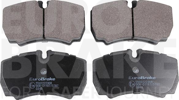 Eurobrake 5502222368 - Гальмівні колодки, дискові гальма autozip.com.ua