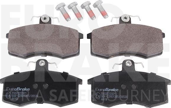 Eurobrake 5502222321 - Гальмівні колодки, дискові гальма autozip.com.ua