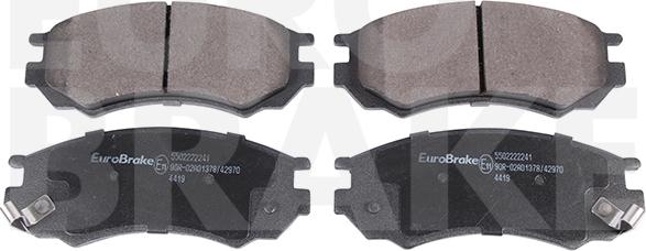 Eurobrake 5502222241 - Гальмівні колодки, дискові гальма autozip.com.ua