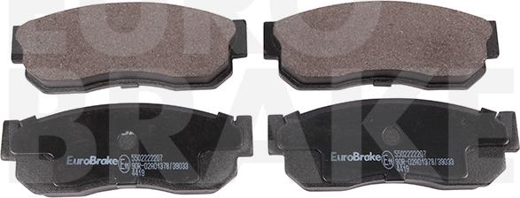 Eurobrake 5502222207 - Гальмівні колодки, дискові гальма autozip.com.ua