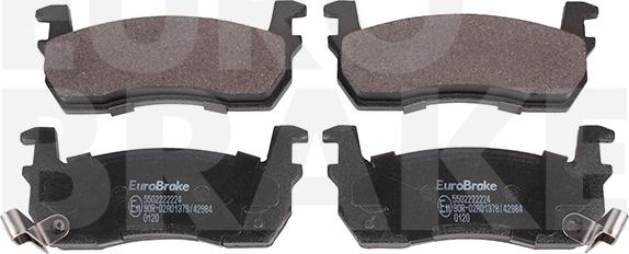 Eurobrake 5502222224 - Гальмівні колодки, стояночні дискові гальма autozip.com.ua