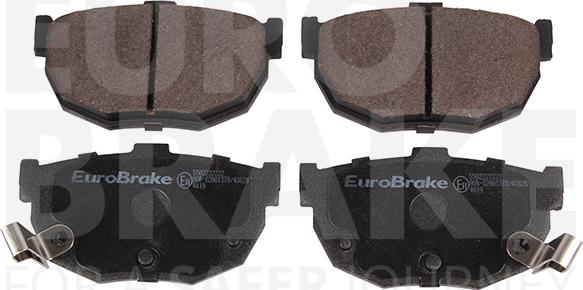 Eurobrake 5502222222 - Гальмівні колодки, дискові гальма autozip.com.ua