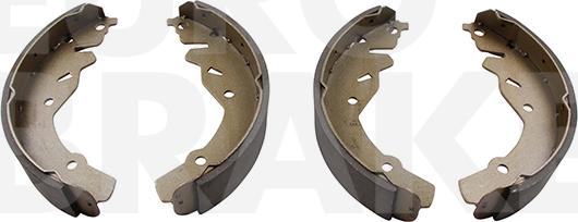 Eurobrake 58492793667 - Комплект гальм, барабанний механізм autozip.com.ua