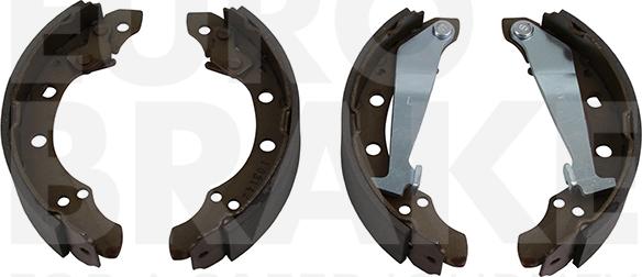 Eurobrake 58492747345 - Комплект гальм, барабанний механізм autozip.com.ua