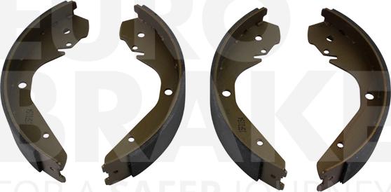 Eurobrake 58492747249 - Комплект гальм, барабанний механізм autozip.com.ua