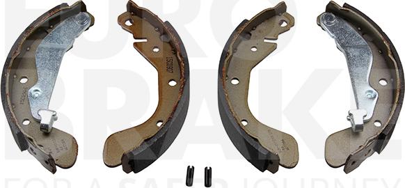 Eurobrake 58492750717 - Комплект гальм, барабанний механізм autozip.com.ua