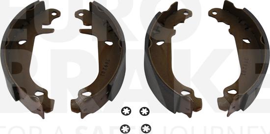 Eurobrake 58492739476 - Комплект гальм, барабанний механізм autozip.com.ua