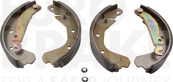 Eurobrake 58492736413 - Комплект гальм, барабанний механізм autozip.com.ua