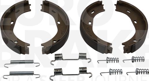 Eurobrake 58492733217 - Комплект гальм, ручник, парковка autozip.com.ua