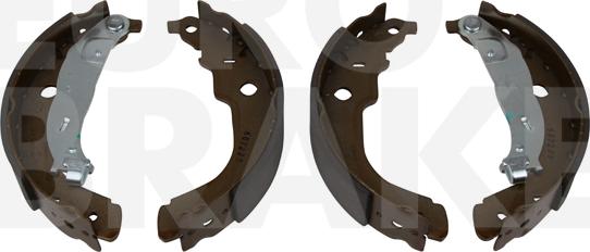 Eurobrake 58492737741 - Комплект гальм, барабанний механізм autozip.com.ua