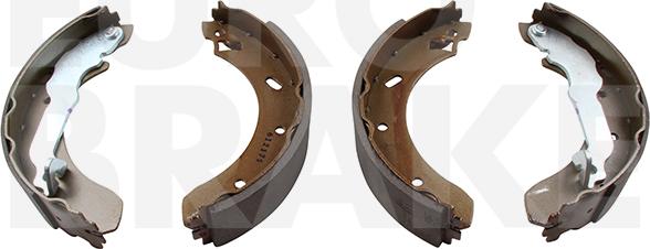 Eurobrake 58492725537 - Комплект гальм, барабанний механізм autozip.com.ua