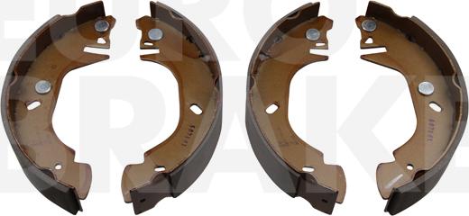 Eurobrake 58492725570 - Комплект гальм, барабанний механізм autozip.com.ua