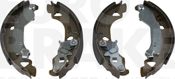 Eurobrake 58492723547 - Комплект гальм, барабанний механізм autozip.com.ua