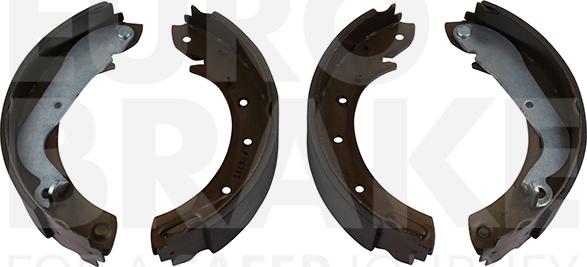 Eurobrake 58492722596 - Комплект гальм, барабанний механізм autozip.com.ua