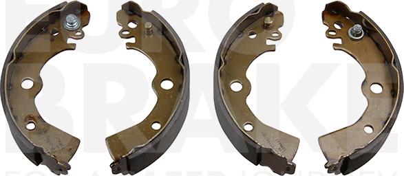 Eurobrake 58492722532 - Комплект гальм, барабанний механізм autozip.com.ua