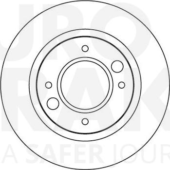 Eurobrake 5815209907 - Гальмівний диск autozip.com.ua