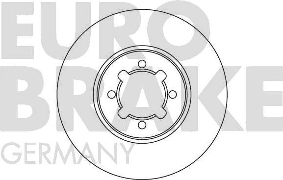Eurobrake 5815204568 - Гальмівний диск autozip.com.ua