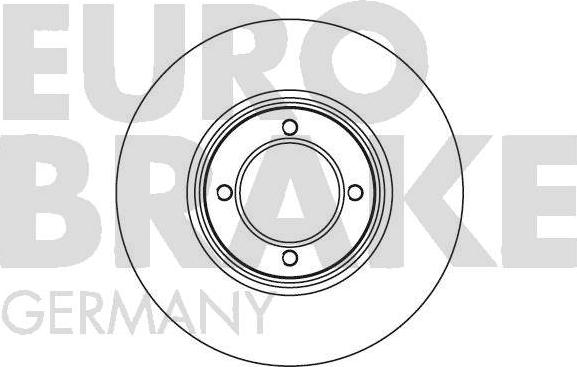 Eurobrake 5815204508 - Гальмівний диск autozip.com.ua