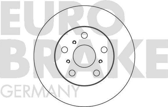 Eurobrake 5815204516 - Гальмівний диск autozip.com.ua