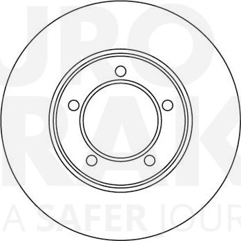 Eurobrake 5815204513 - Гальмівний диск autozip.com.ua