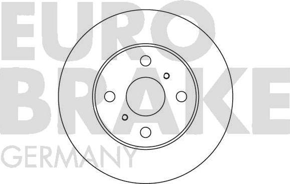 Eurobrake 5815204535 - Гальмівний диск autozip.com.ua