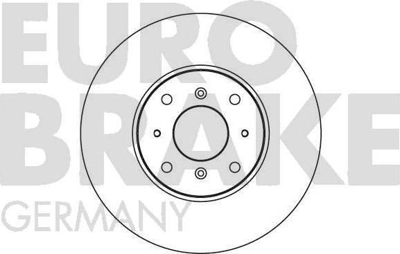Eurobrake 5815204010 - Гальмівний диск autozip.com.ua