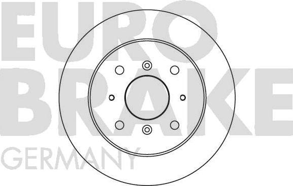 Eurobrake 5815204011 - Гальмівний диск autozip.com.ua