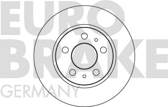 Eurobrake 5815204802 - Гальмівний диск autozip.com.ua