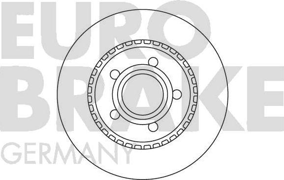 Eurobrake 5815204752 - Гальмівний диск autozip.com.ua