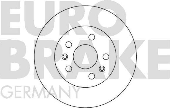 Eurobrake 5815204708 - Гальмівний диск autozip.com.ua