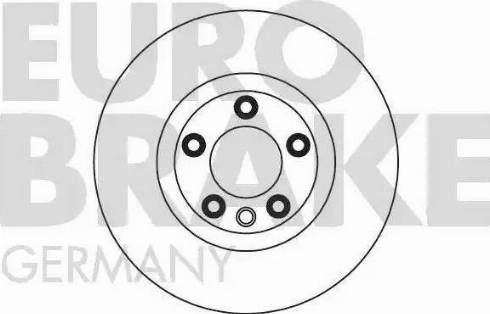 Eurobrake 58152047149 - Гальмівний диск autozip.com.ua