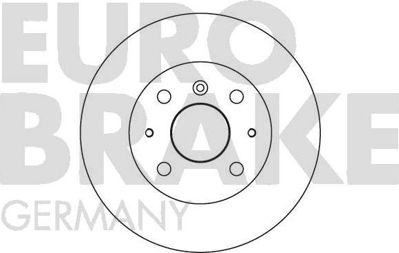Eurobrake 5815205105 - Гальмівний диск autozip.com.ua