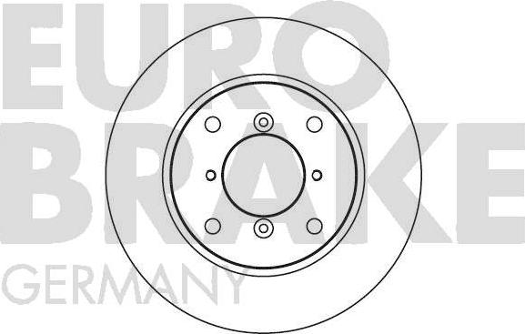 Eurobrake 5815205204 - Гальмівний диск autozip.com.ua