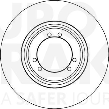 Eurobrake 5815201905 - Гальмівний диск autozip.com.ua