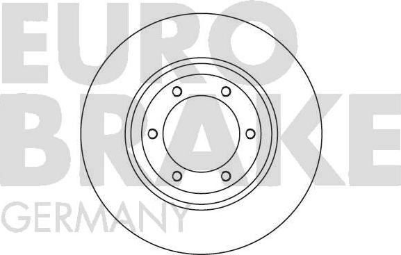 Eurobrake 5815201401 - Гальмівний диск autozip.com.ua