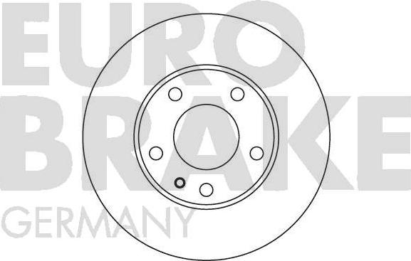 Eurobrake 5815201511 - Гальмівний диск autozip.com.ua