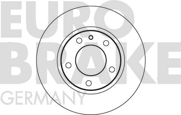 Eurobrake 5815201512 - Гальмівний диск autozip.com.ua