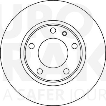 Eurobrake 5815201574 - Гальмівний диск autozip.com.ua